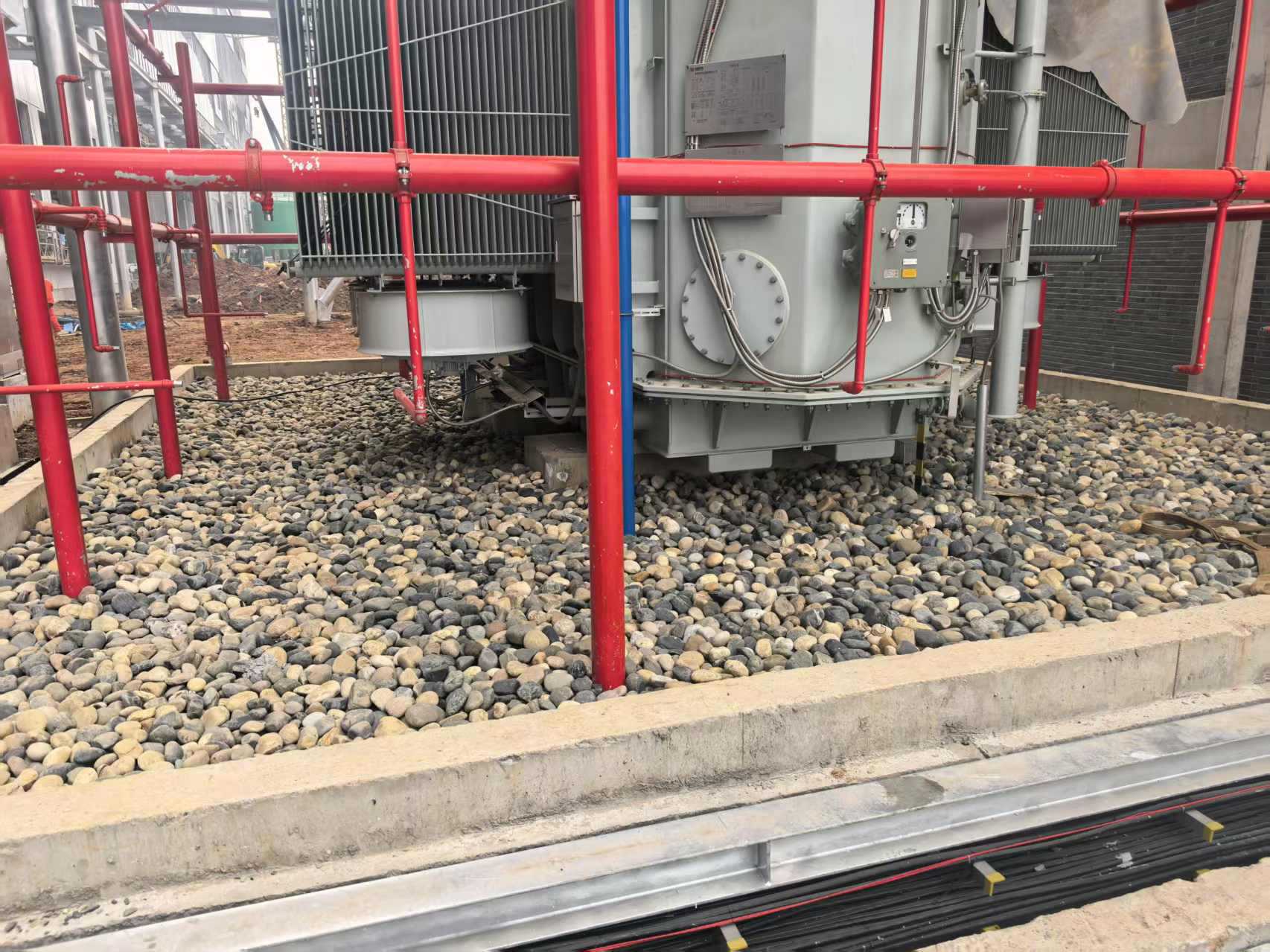 变电站油滤池鹅卵石